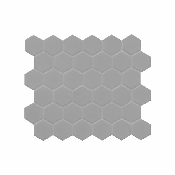 Msi Retro Hexo Gray SAMPLE Porcelain Mesh-Mounted Mosaic Tile ZOR-MD-0216-SAM - main